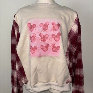 New Design Fashion Disney Mickey Ears Sweatshirt Size S/M/L/XL One of a Kind